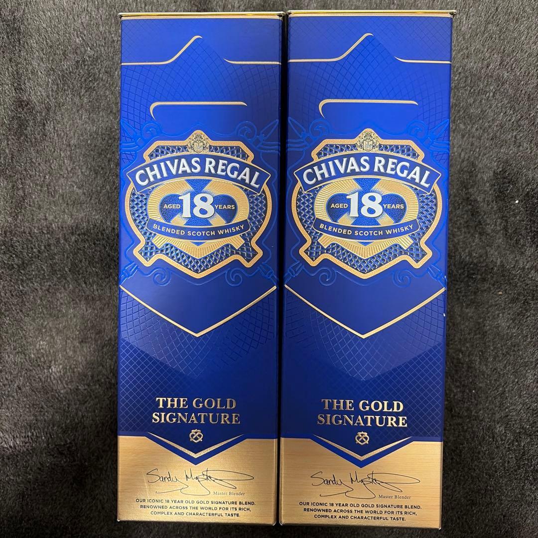 CHIVAS REGAL 18年 ゴールドシグネチャー 700ml 2本セット