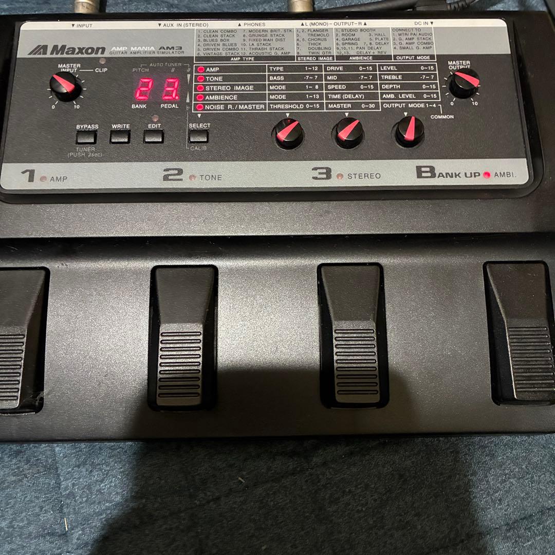 激レア　エフェクター　即発送 Maxon AM3 AMP MANIA