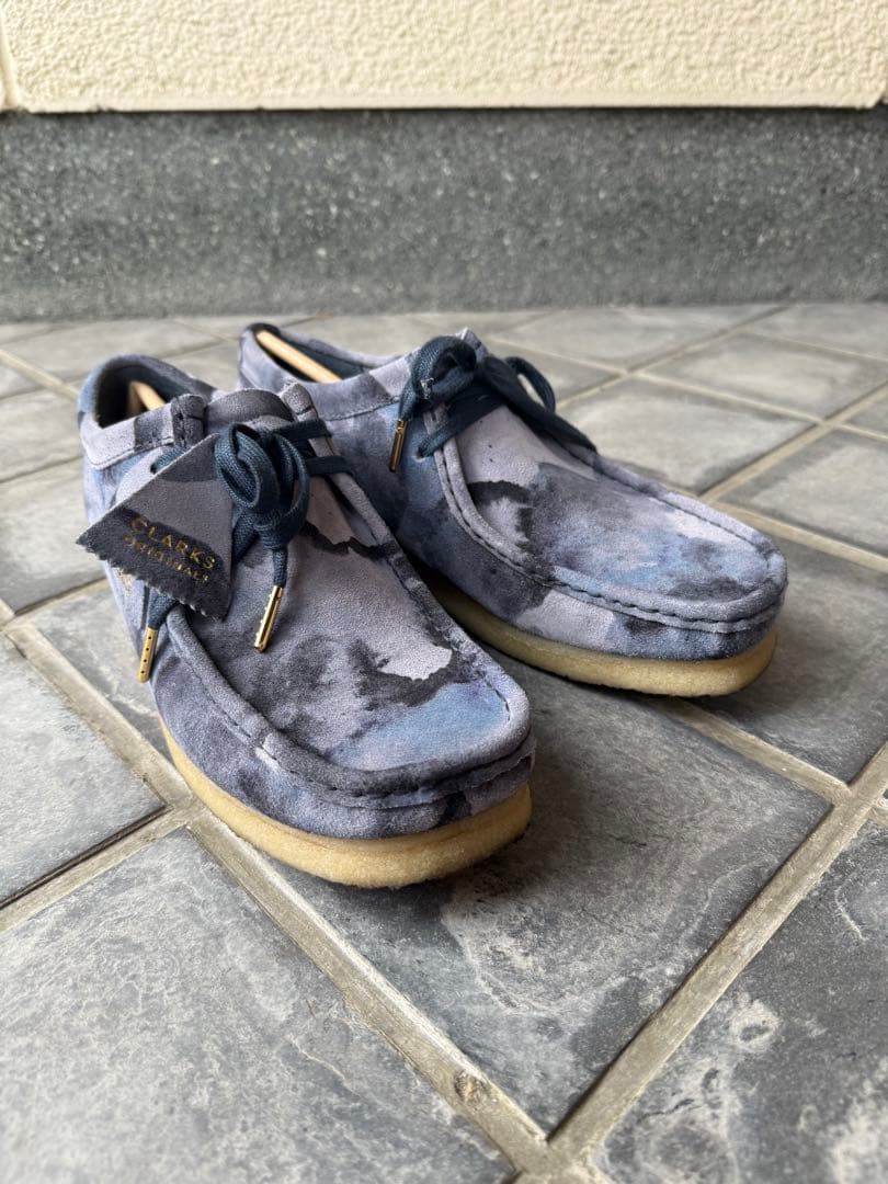 【Clarks】 Wallabee Blue Camo 21SP-I