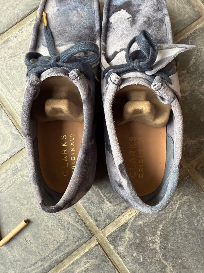 【Clarks】 Wallabee Blue Camo 21SP-I