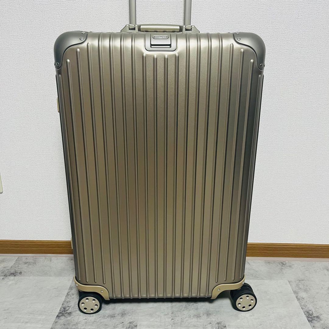未使用級美品！RIMOWA リモワ　トパーズ　電子タグ　ゴールド　TSAロック
