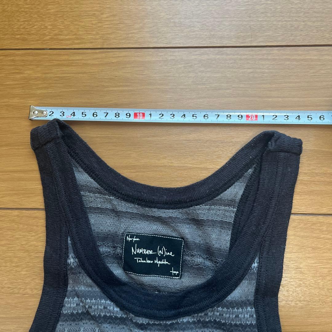 Number (N) ine タンクトップ グレー