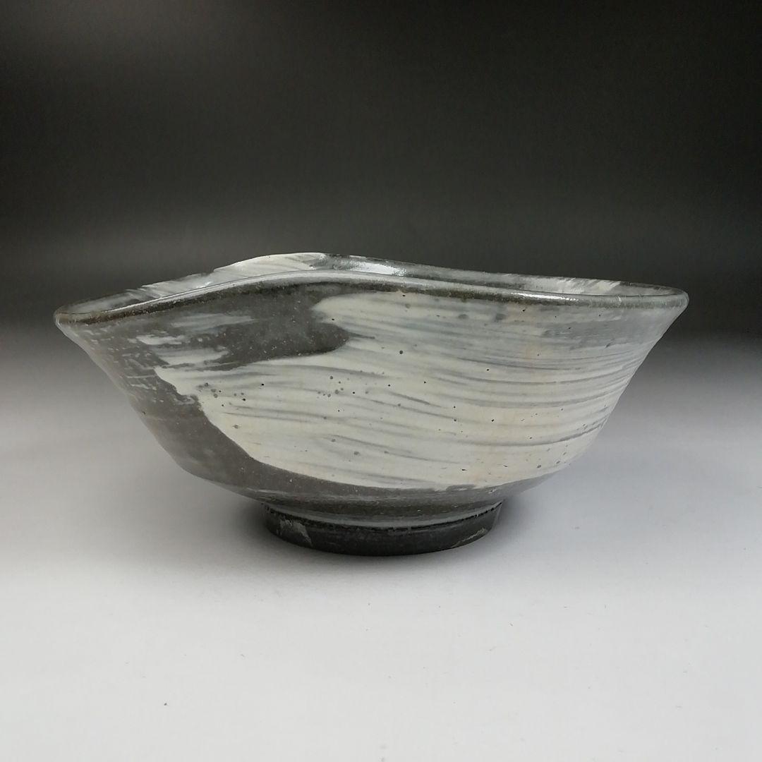 Ｗ８８　茶碗　『刷毛目茶碗』『高橋道八 造』　木箱　抹茶碗　茶道具