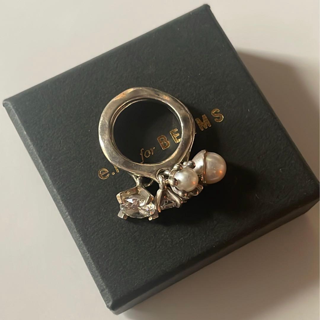 e.m. イーエム　3連　シルバー　リング