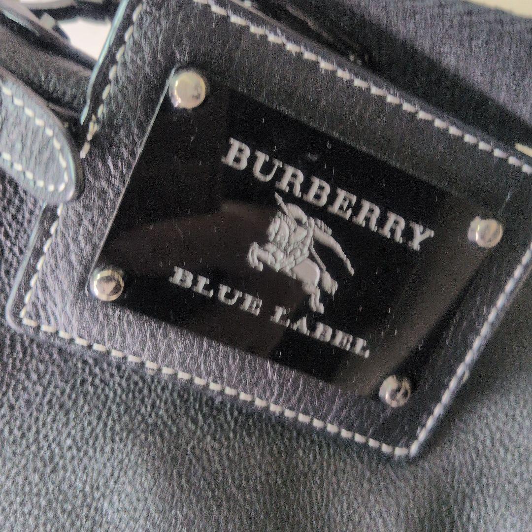 希少　BURBERRY BLUE LABEL ブラック ショルダーバッグ