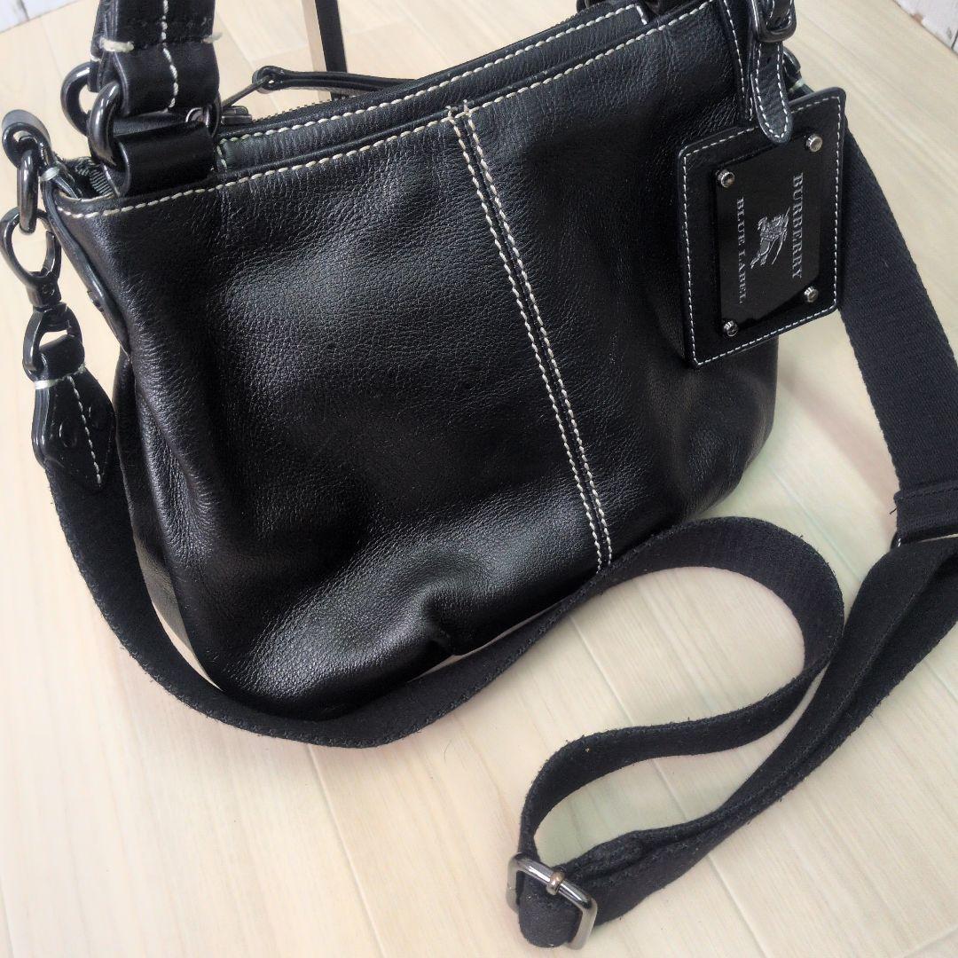 希少　BURBERRY BLUE LABEL ブラック ショルダーバッグ