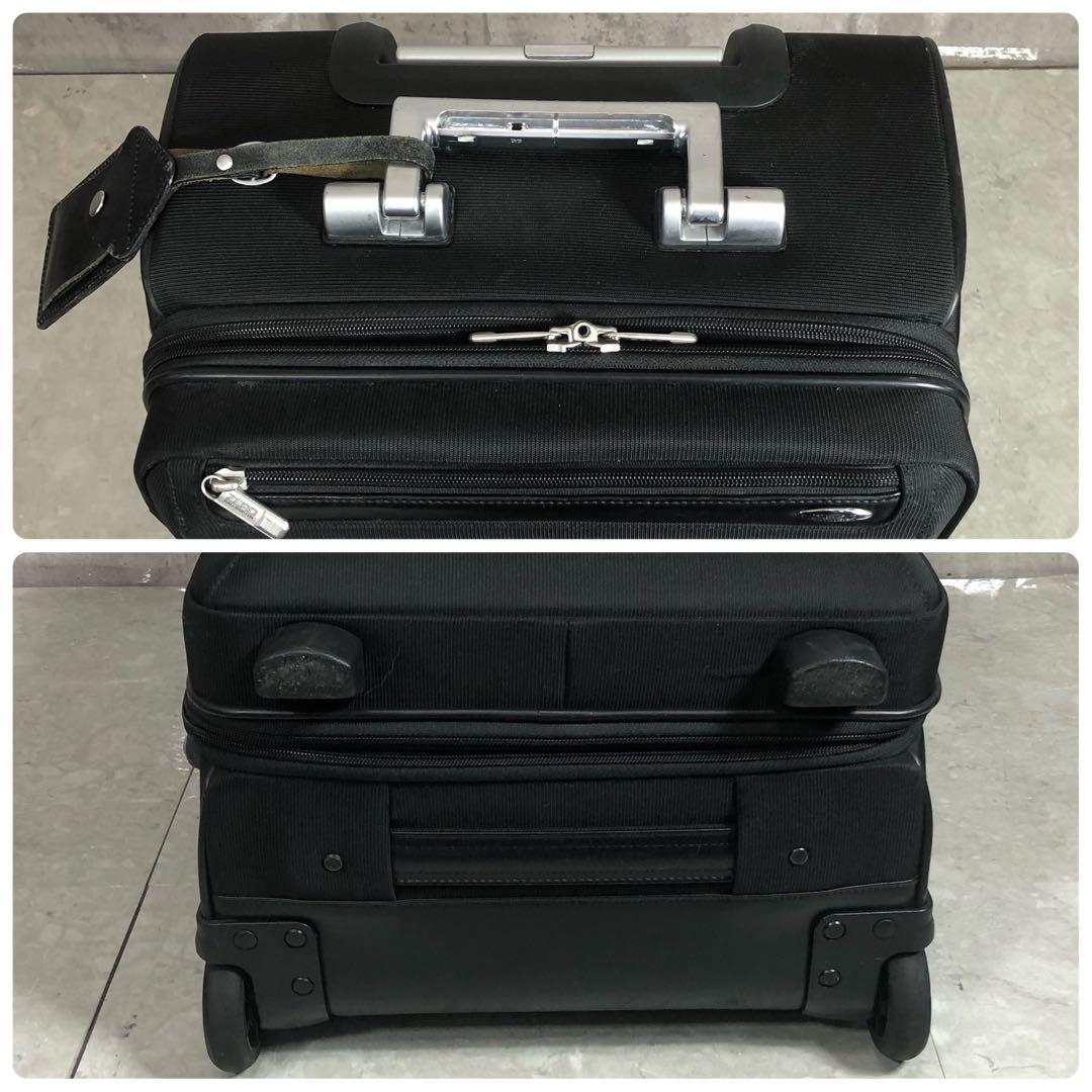 ゼロハリバートン　キャリーケース　2輪　ブラック　ナイロン生地　ビジネス