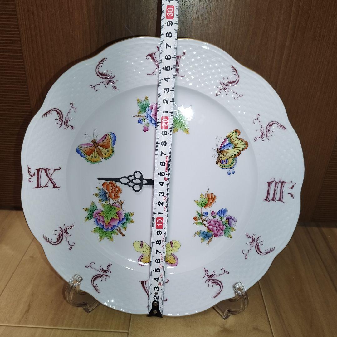 ヘレンド　ウォールクロック　ヴィクトリアブーケ　壁掛け時計