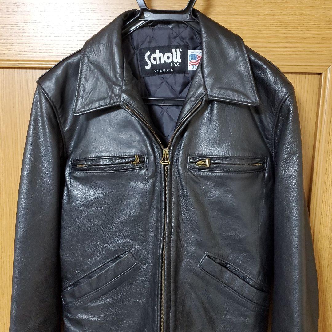 すけさん専用【希少超特価】usa製Schott トラッカージャケット36