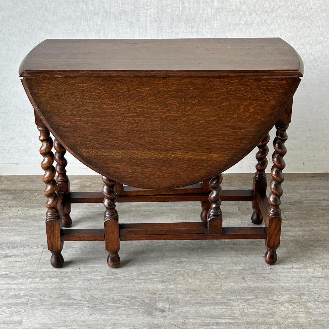 イギリス アンティーク家具 ゲートレッグテーブル 1930年頃 742A