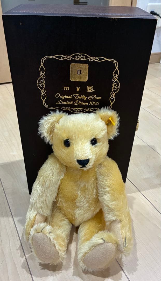 シュタイフ社 カネボウ コラボmyB オリジナルテディベア 非売品　懸賞当選品