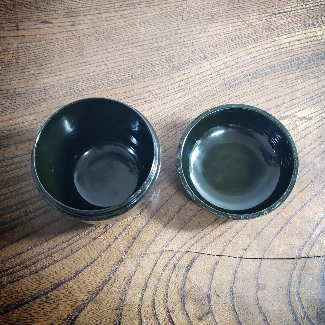 茶道具 棗 漆塗 螺鈿細工 花紋様 高さ7cm　なつめ　中棗