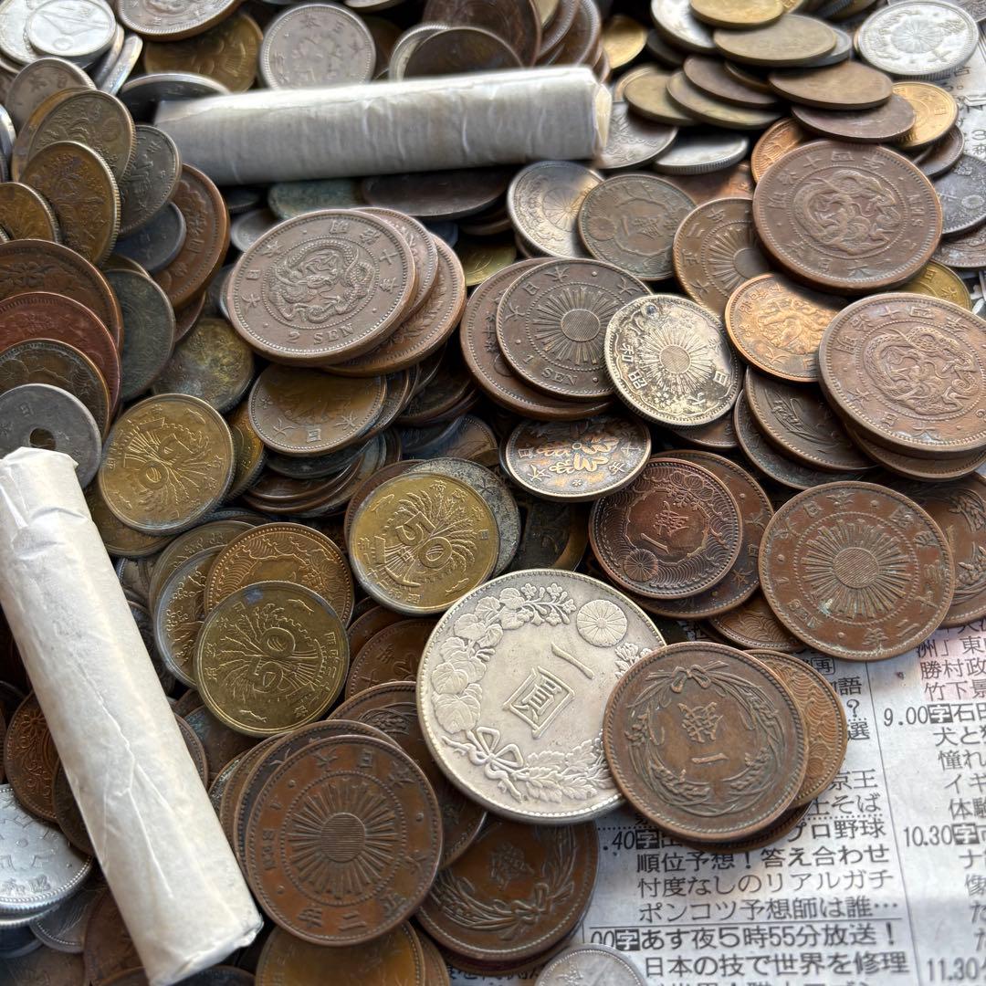 【G202】古銭まとめ いろいろ 大量 12.4kgオーバー‼️