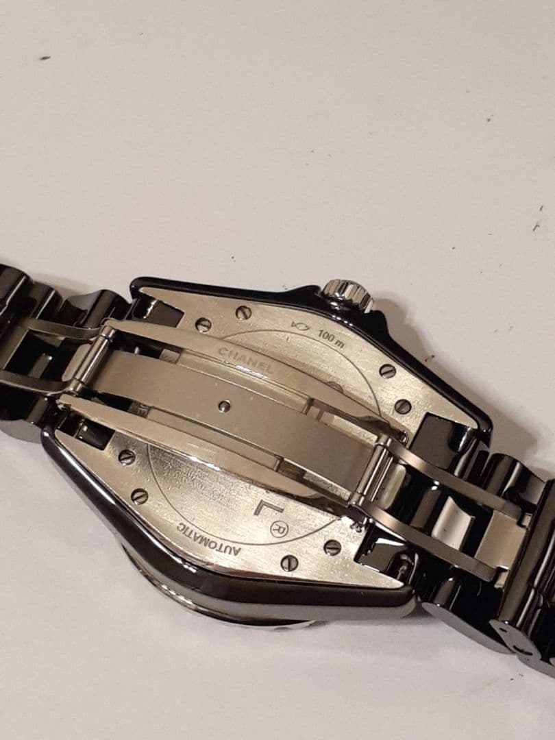 シャネル H3102 J12 GMT 黒セラミック 自動巻き メンズ腕時計