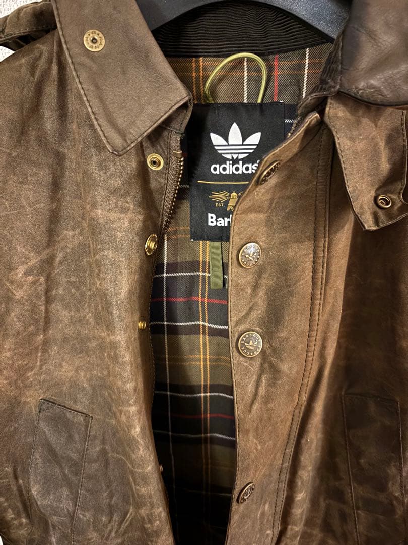 日本未発売　Barbour × adidas コラボ　adwick ジャケット