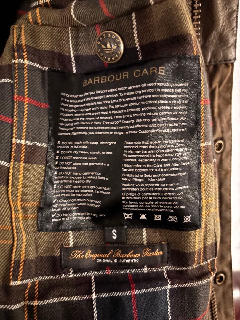 日本未発売　Barbour × adidas コラボ　adwick ジャケット