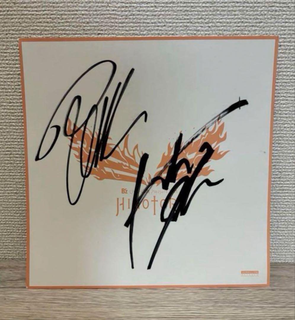 B'z直筆サイン LIVE-GYM pleasure2018 hinotori