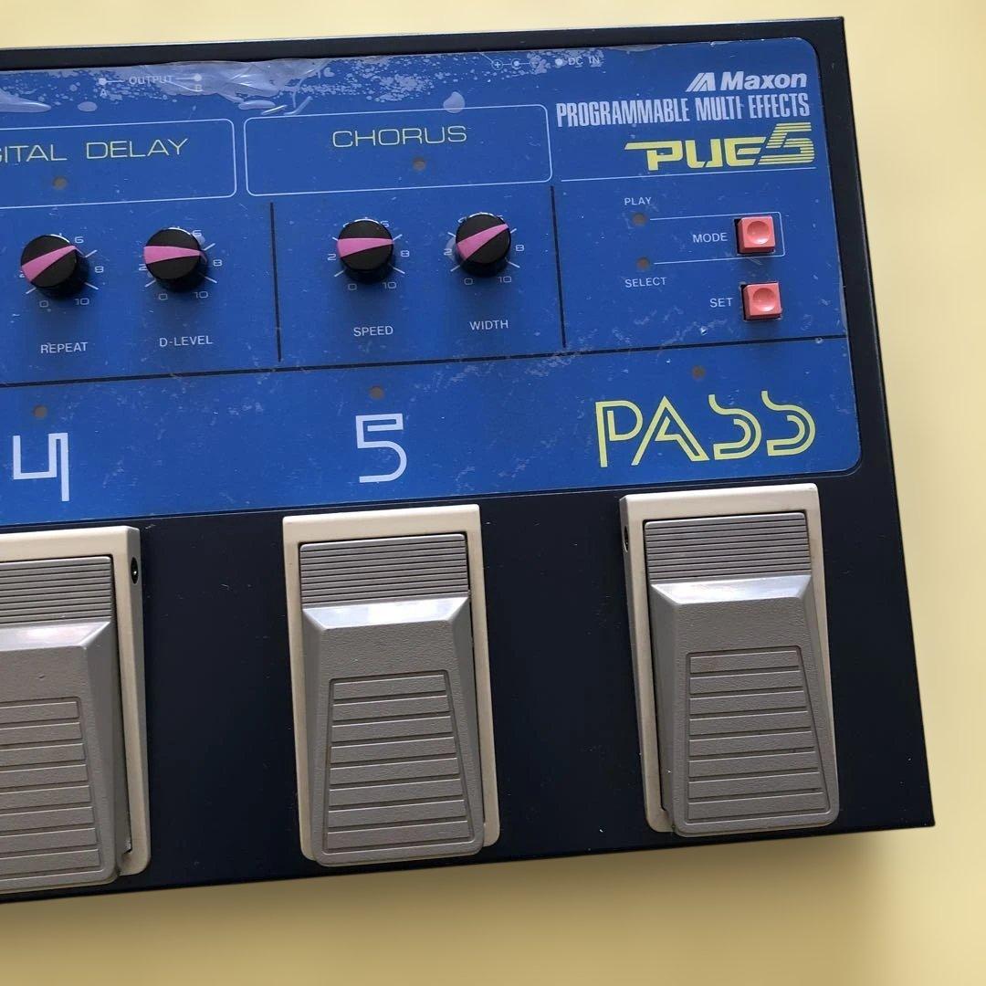 ギター Maxon/pue5 programmable multi effects