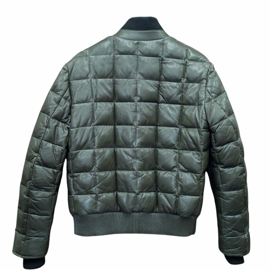 ARMANI アルマーニ レザージャケット 上着 メンズ ダウン コレッツォーニ