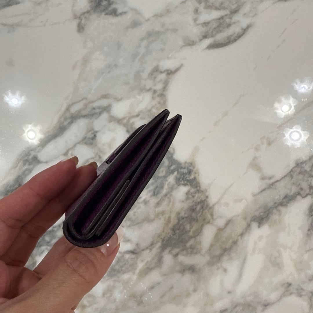 SALE❕エルメス　ミニ財布　新品　送料込　パープル　コンパクト