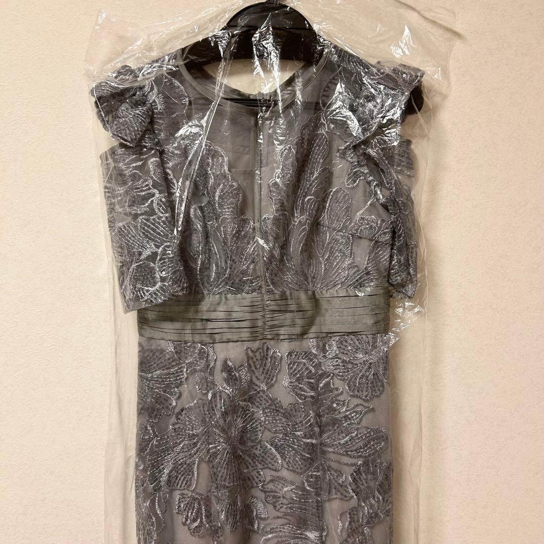 【期間限定価格】フラワーレースシアーフリルマーメイドワンピースドレスオケージョン