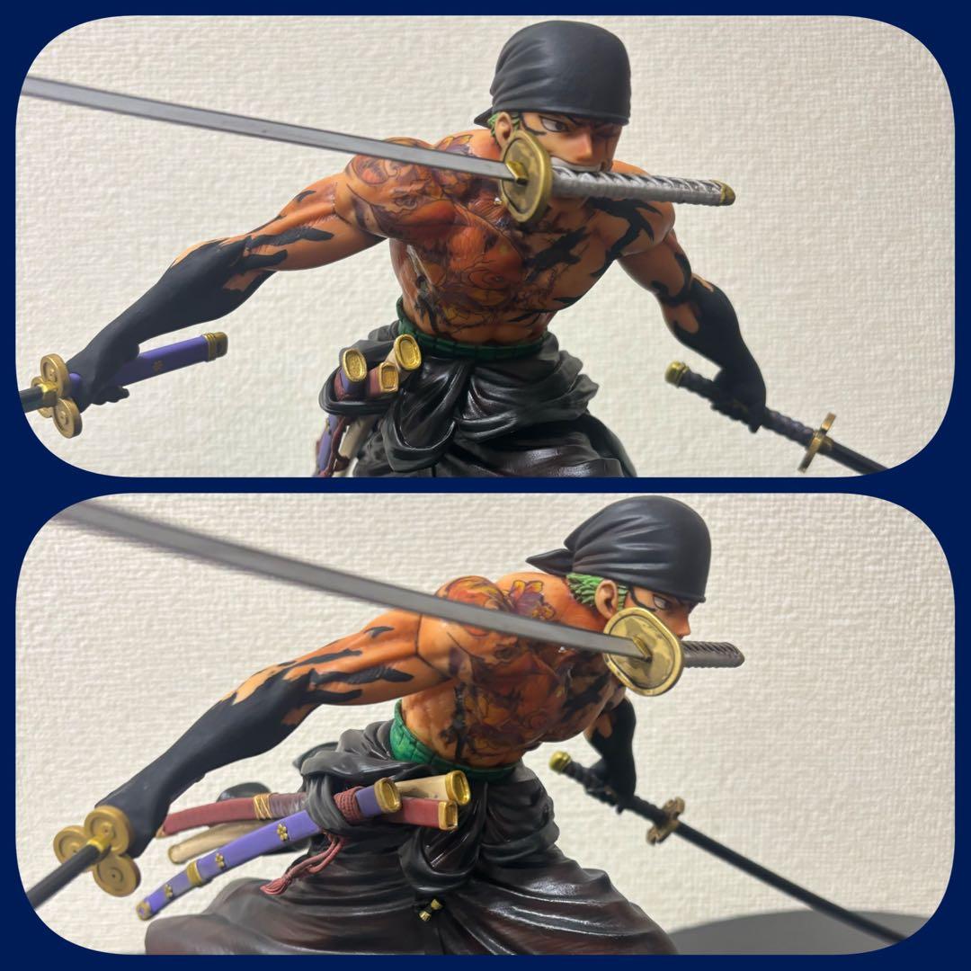 ワンピース　グランディスタ　ゾロ　フィギュアリペイント