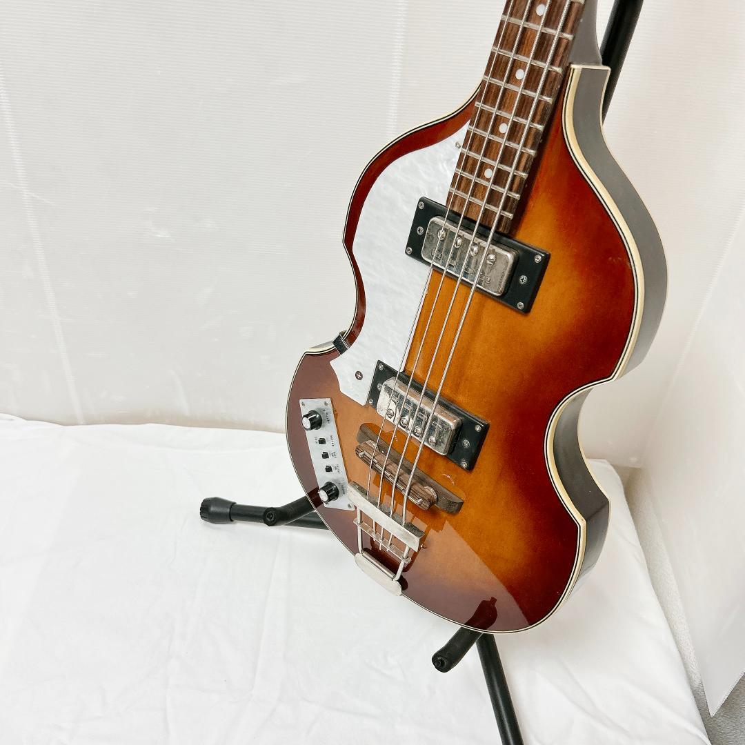 美品 Rockhouse ヴァイオリンベース Violin Bass レフティー