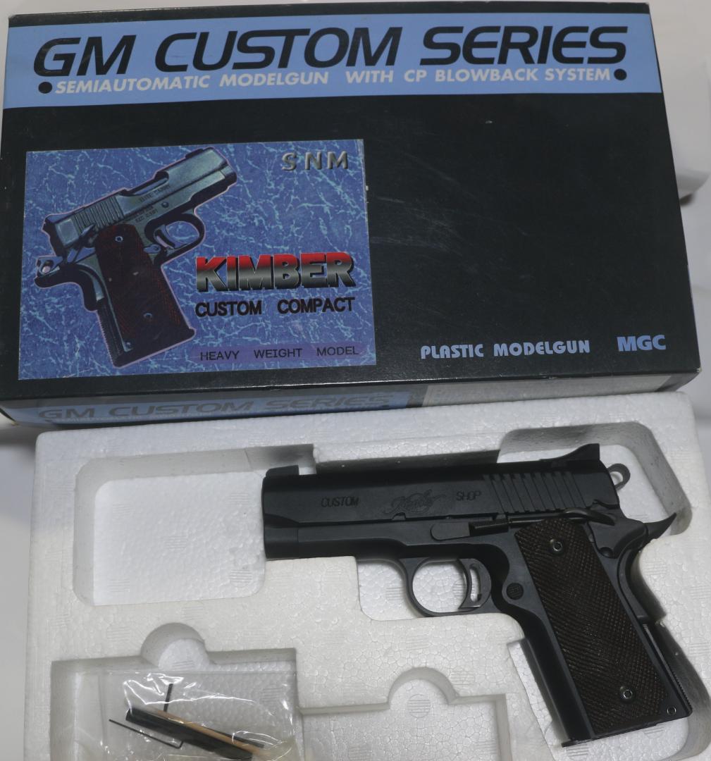 MGC　HW樹脂製モデルガン コルト キンバーカスタム未発火 SPG合法品