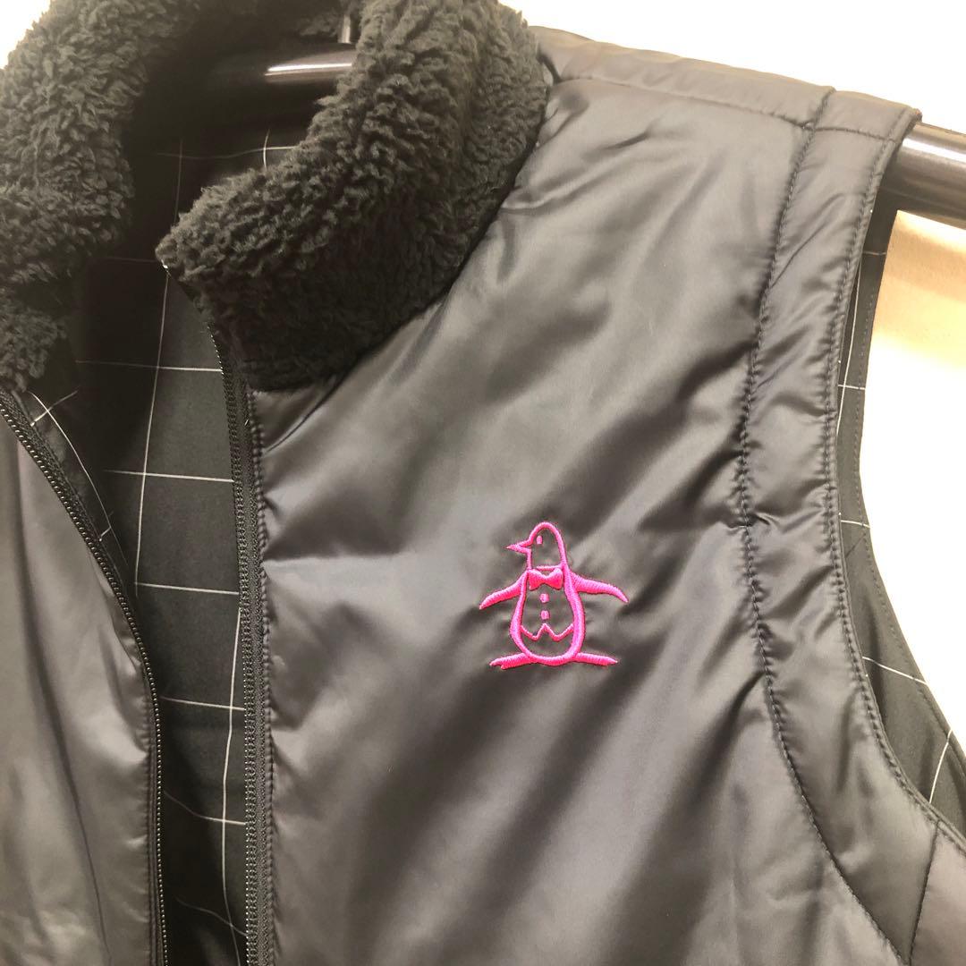 マンシングウエアレディスゴルフロングベストリバーシブルL