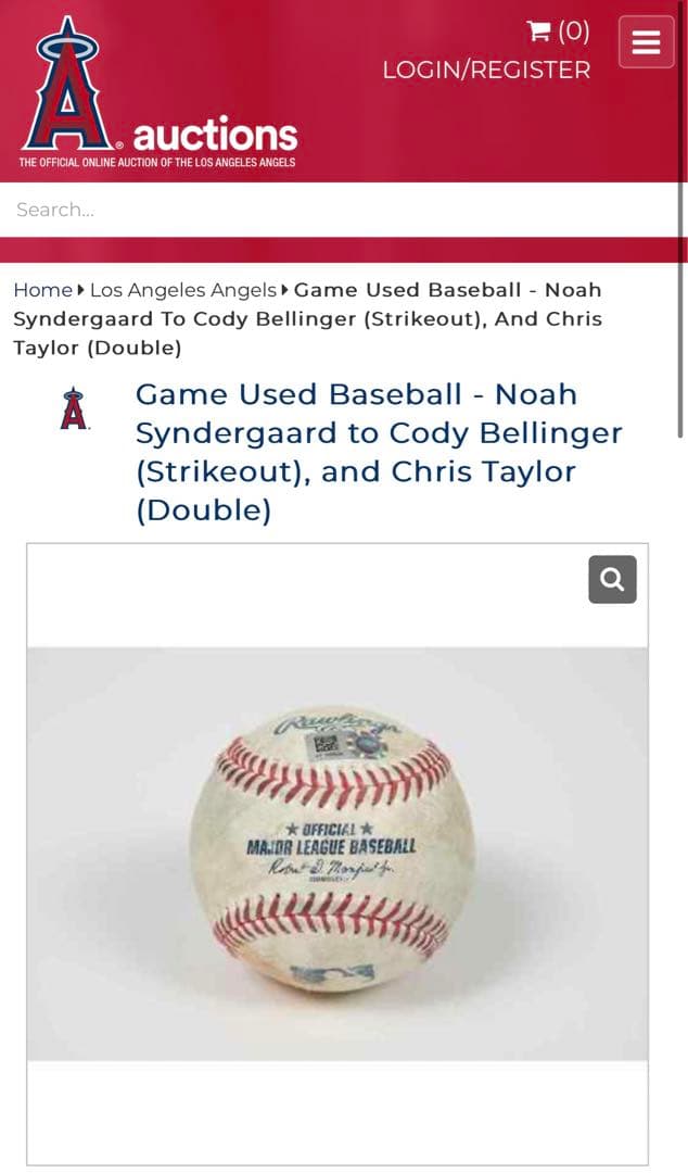 Noah Syndergaard 2022年実使用奪三振ボール