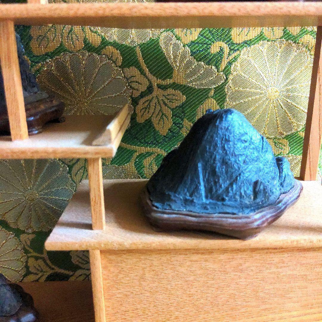 【最終価格】紀州名産　古谷石　棚組五石　飾棚　古谷石５点揃え　水石