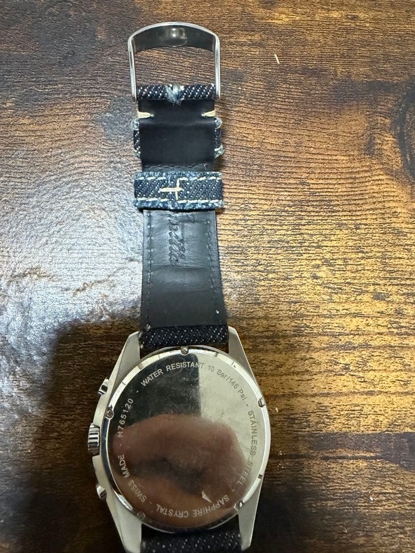 【ジャンク品】HAMILTON KHAKI クロノグラフ 腕時計