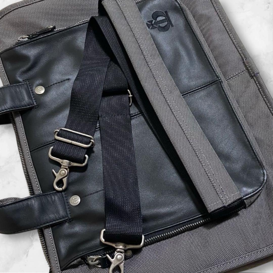 値下げ依頼品 ジェフバンクス 新品 リアルレザー2WAYブリーフケース