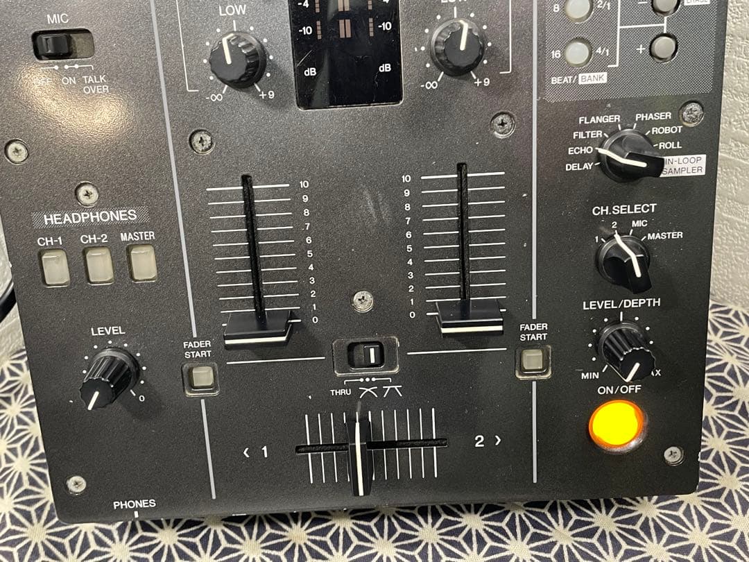 pioneer dj パイオニア　DJM-400 縦フェーダメンテ　横新品