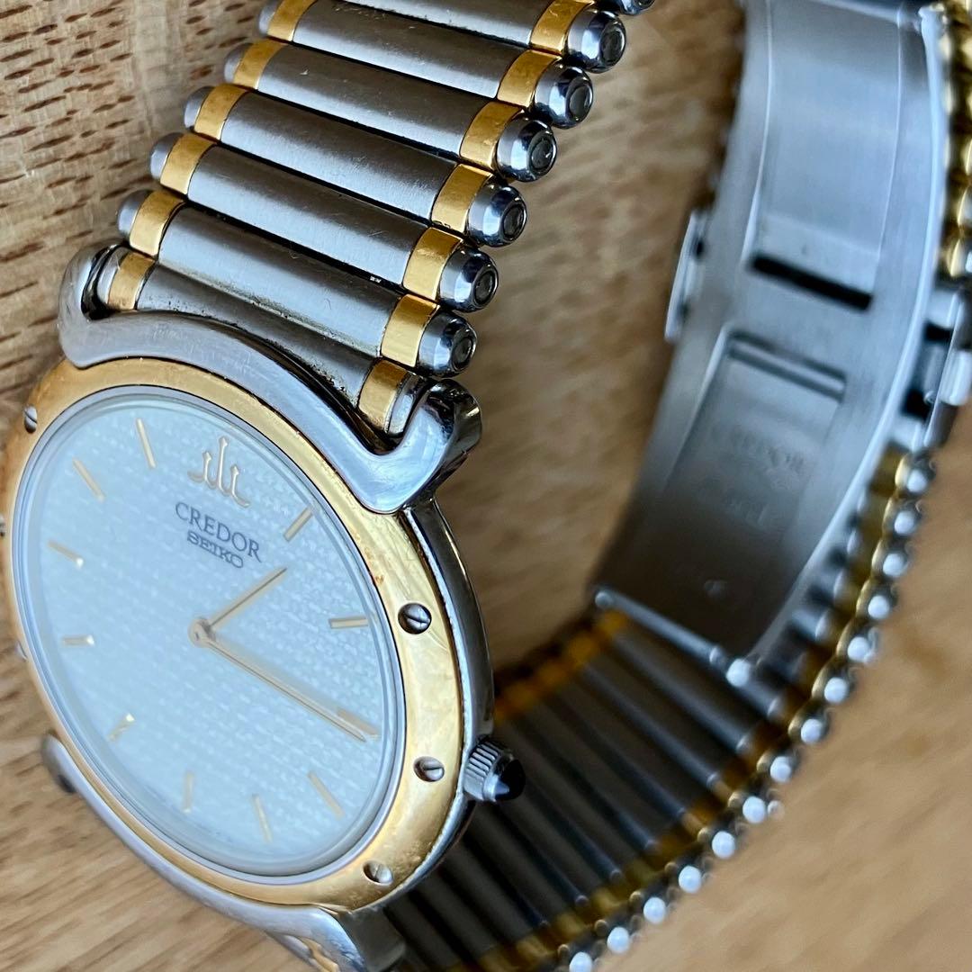 【中古／電池切れ】クレドール 5A74-0650 リネアクルバ K18 コンビ