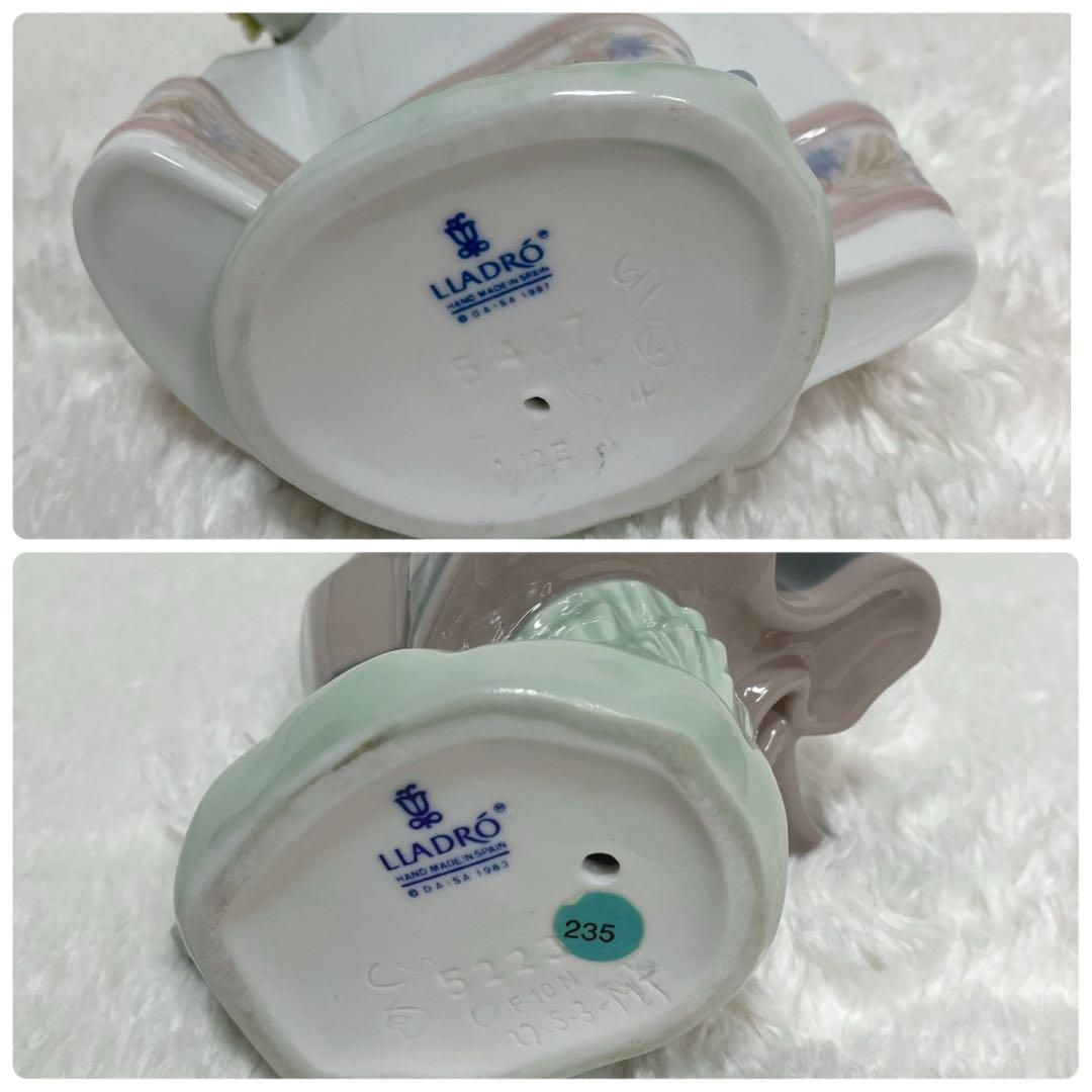 リヤドロ フィギュリン 4体セット 春の花 少女像