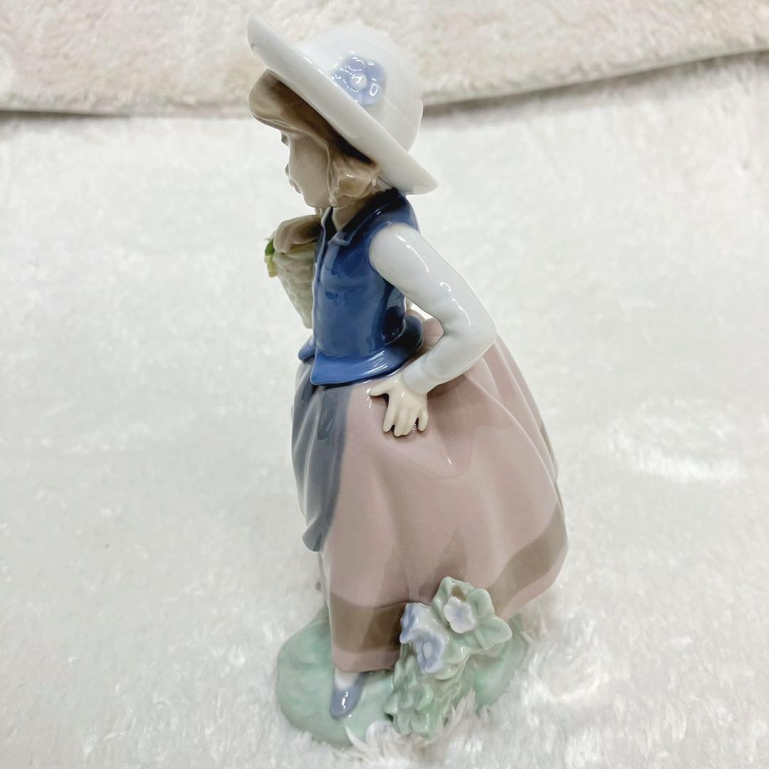 リヤドロ フィギュリン 4体セット 春の花 少女像