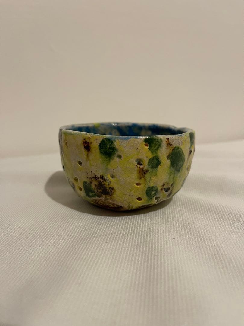 出口王仁三郎　ぐい呑み　茶碗　耀盌　ようわん 口径8.4cm 高さ4.8cm