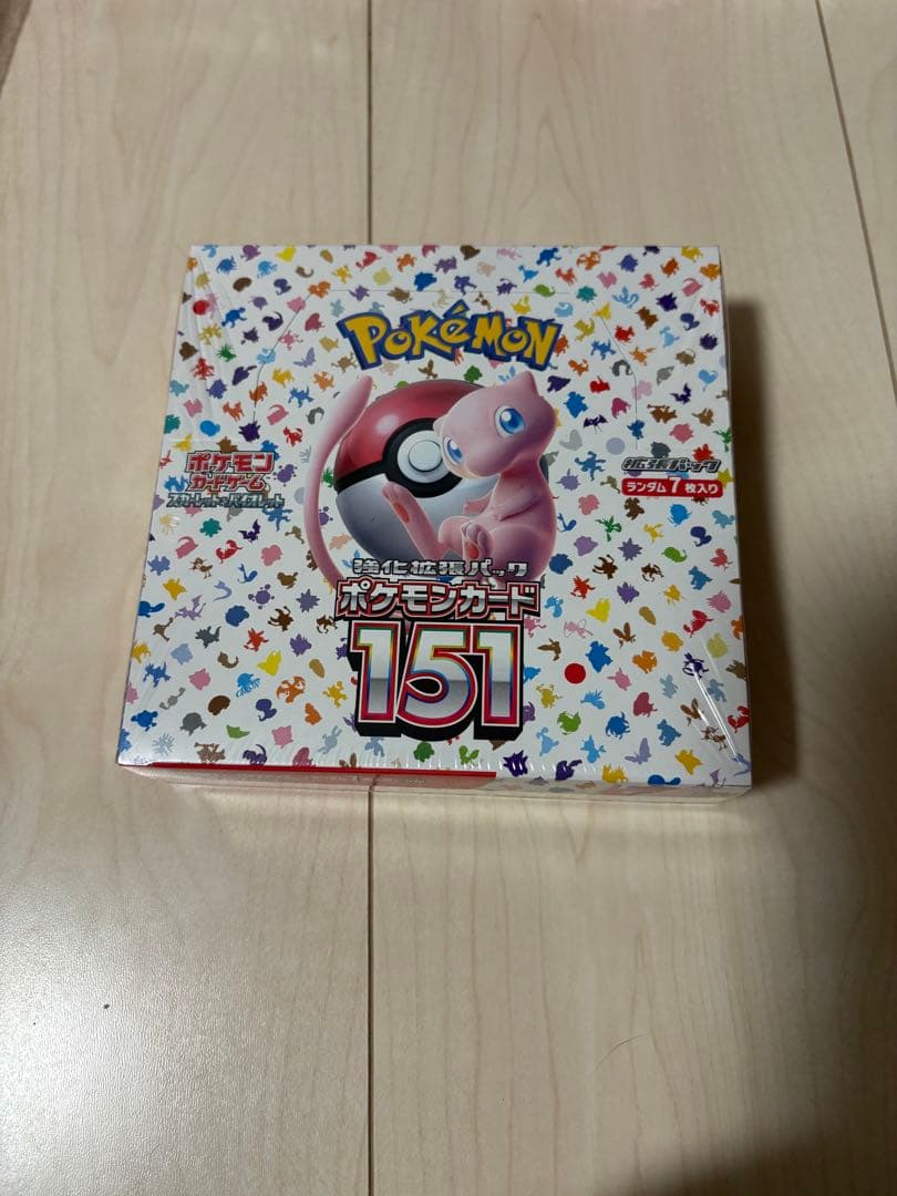 ポケモンカードゲーム151 5BOXセットシュリンク付き