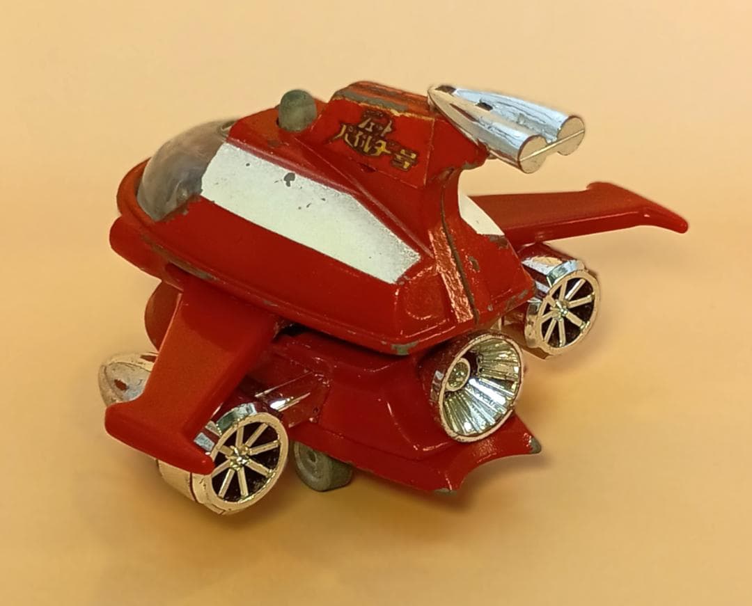 【昭和レトロ　レア品】超合金 ジェットパイルダー 赤ウィング