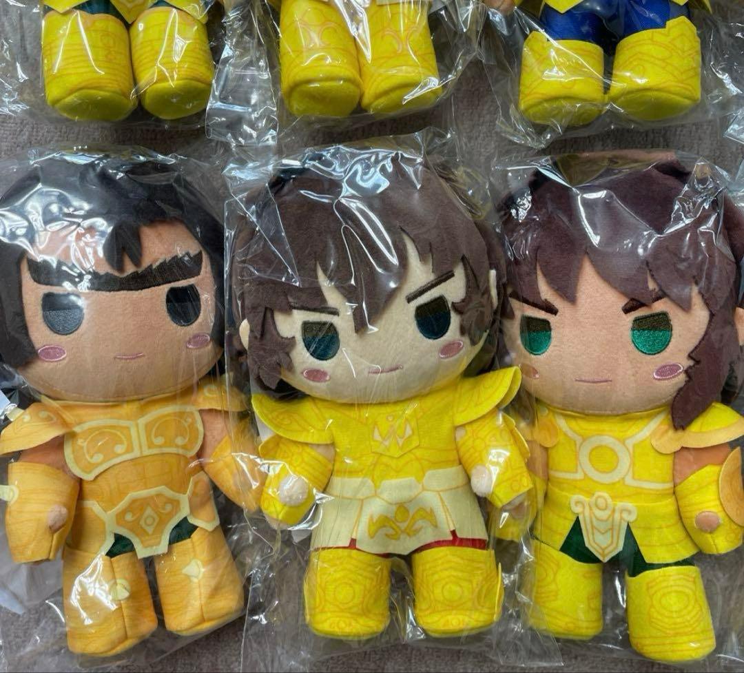 聖闘士星矢　フォルメイツ　あくちょん　ぬいぐるみ　黄金聖闘士　コンプリート