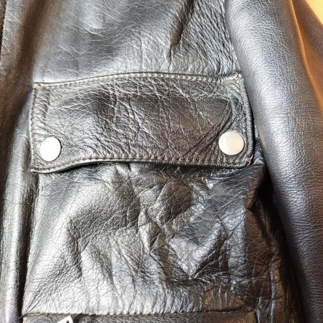 70〜80s ゴールドトップ シングルライダース ルイスレザー ハイウェイマン