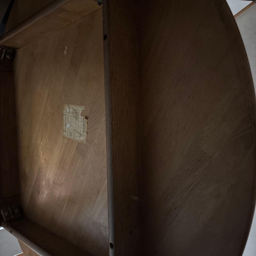 木の円卓　直径101cm