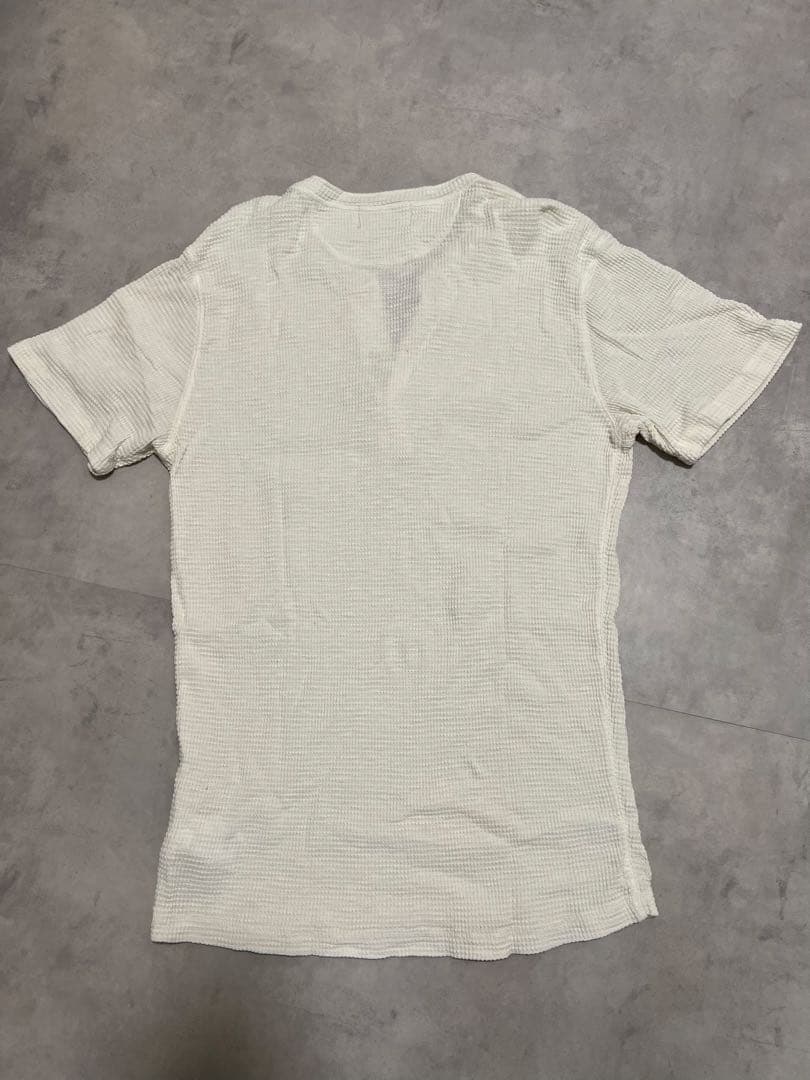 【美品】RRL L Tシャツ ダブルアールエル ワッフル　ヘンリーネック