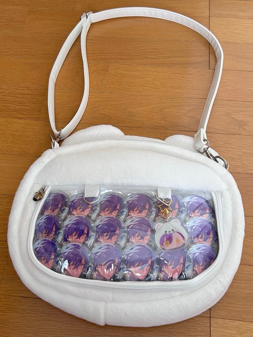 あんスタ 乙狩アドニス 白熊バッグ 2022 AUTUMN 缶バッジ 痛バ