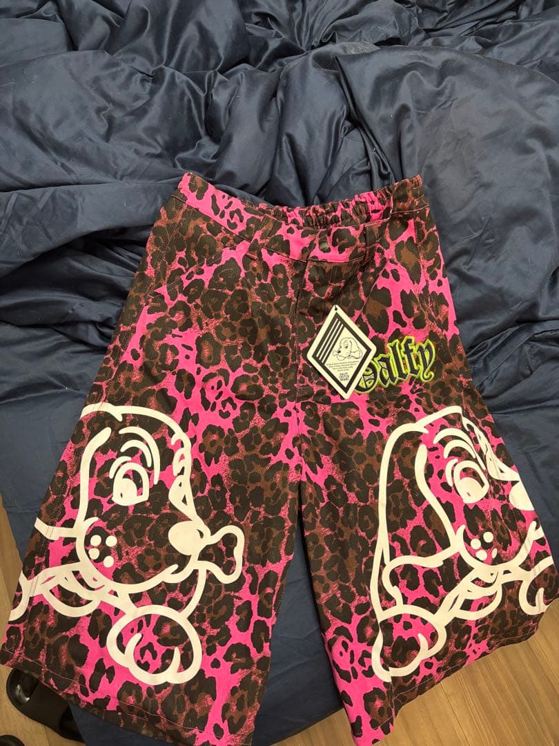 GALFY-GALひょうちゃんパンツ メンズ レディース ピンク