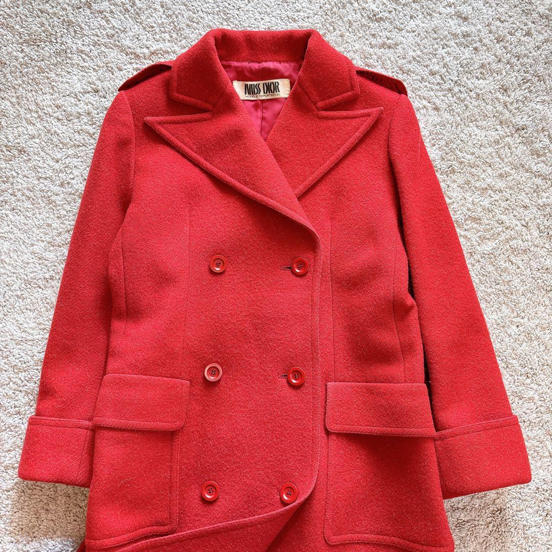 クリスチャンディオール　MISS DIOR ウールチェスターコートSヴィンテージ