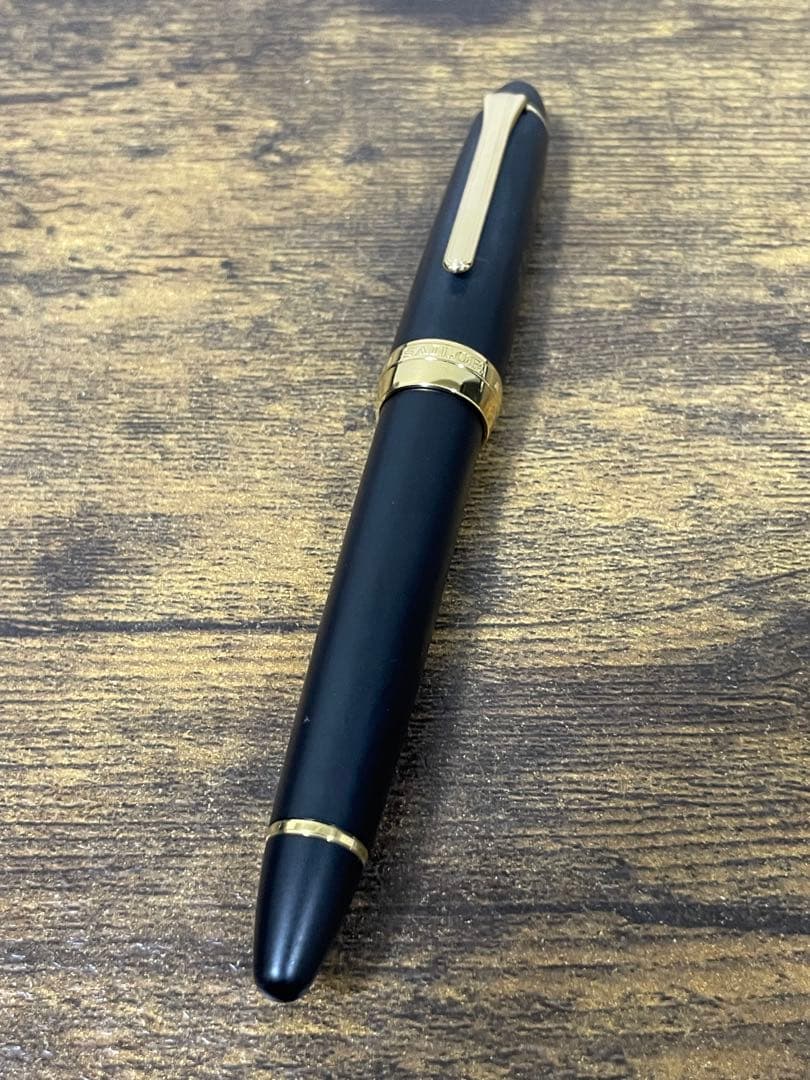 イニシャル入り　未使用に近い　梨地　21k プロフィット21 セーラー　万年筆