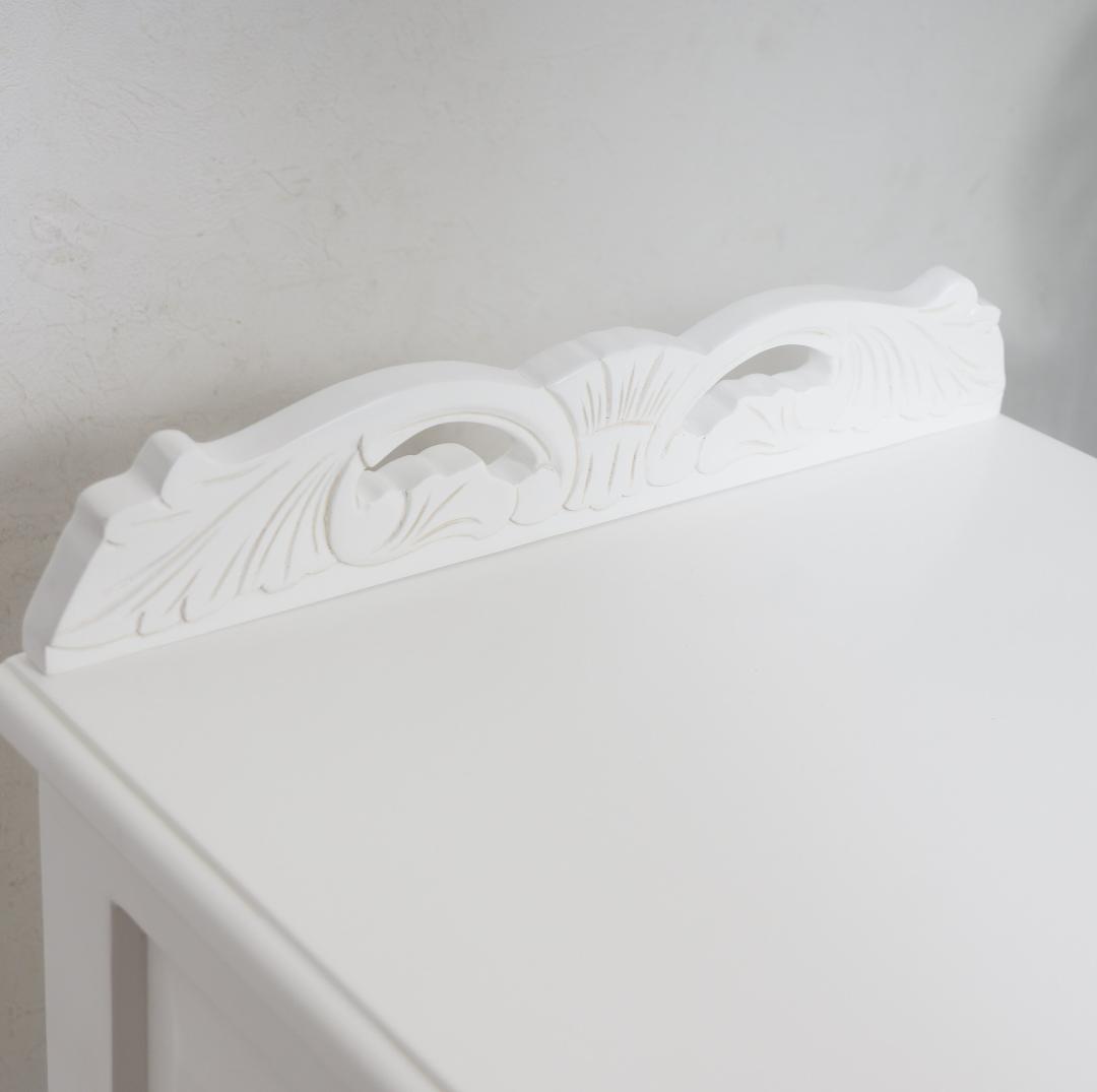 撮影戻り品　ロココ調　ヨーロピアンスタイル 猫脚　チェスト　手彫り彫刻 5段