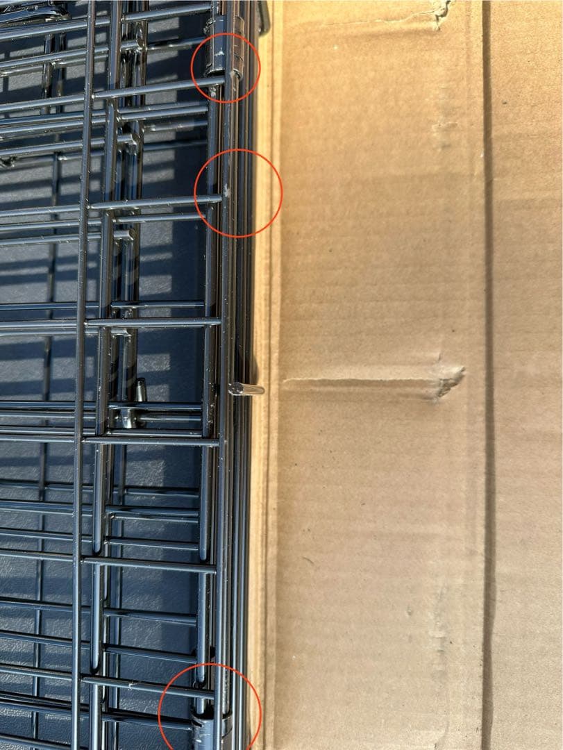 Amazonベーシック 犬 ペットケージ 折りたた ダブルドア 大型犬 ブラック